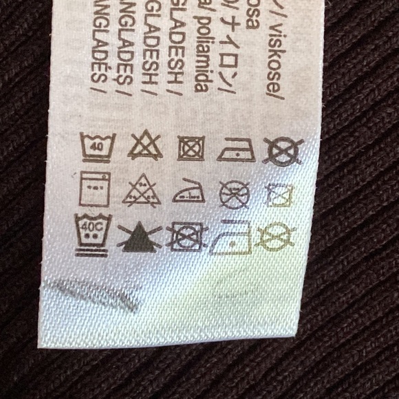 NWT. Zara Black Knitted Midi Sleeveless Dress. Size M. - Picture 10 of 10